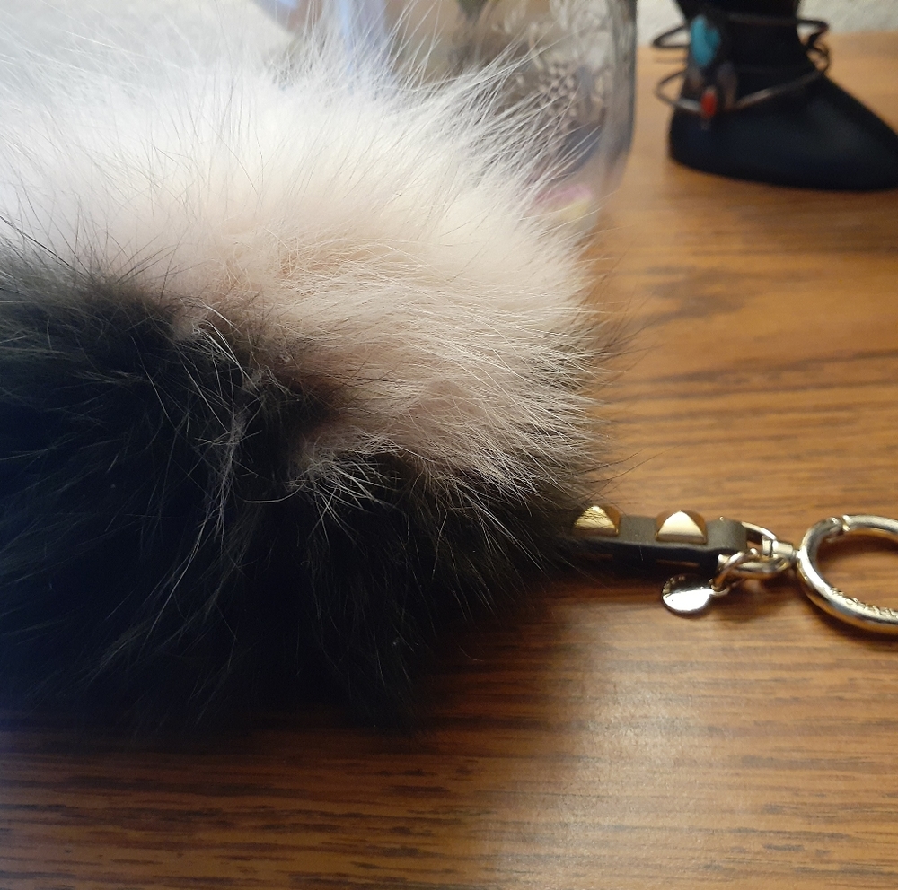 Fox Fur Keychain